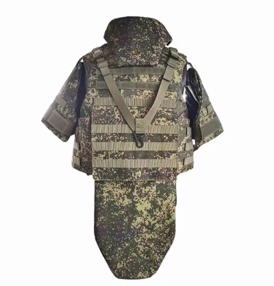 Chaleco antibalas de camuflaje